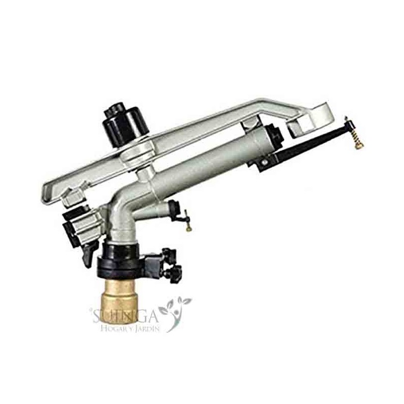 Agrar-Sprinkler 1 1/2'' Hidra Metall. Einstellbarer Bewässerungswinkel. Reichweite 20 bis 36 m. Impuls-Sprinkler, Bewässerungsro Agrar-Sprinkler 1 1/2'' Hidra Metall. Einstellbarer Bewässerungswinkel. Reichweite 20 bis 36 m. Impuls-Sprinkler, Bewässerungsro