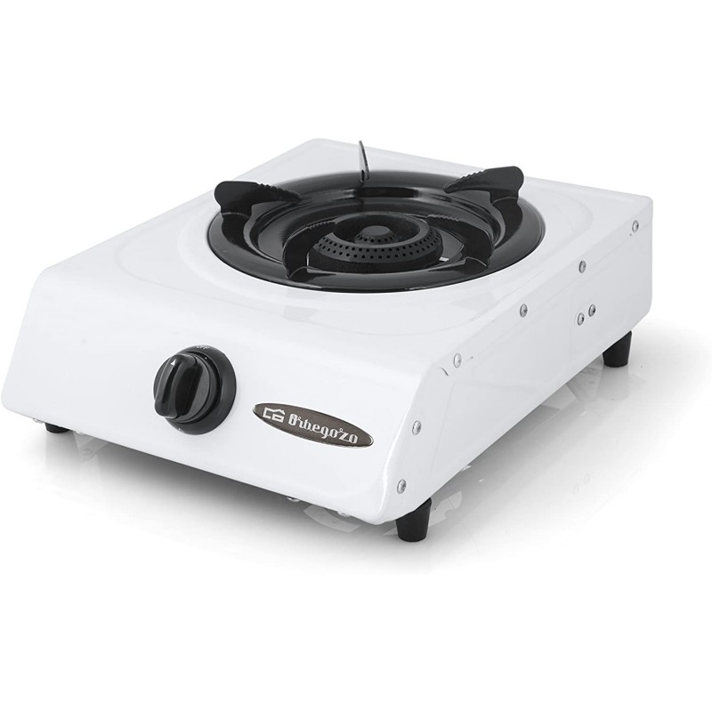 Gaskocher Orbegozo FO1600 für Butangas oder Propan, Edelstahl, 1 Brenner. Gaskocher Orbegozo FO1600 für Butangas oder Propan, Edelstahl, 1 Brenner.