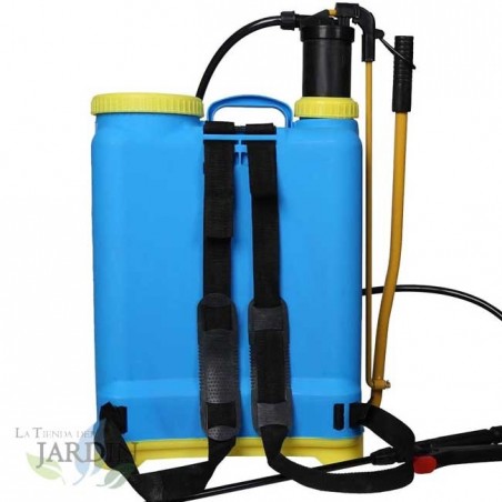PULVERIZADOR DE PRESSÃO MOCHILA 16L com indicador de nível para pulverização, aspersão e rega de pomares e jardins