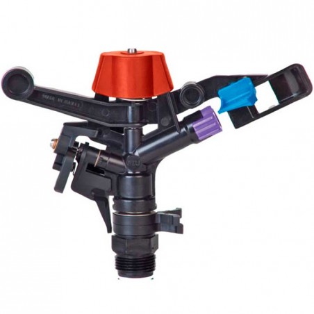  Sprinkler 5035SD 3/4" agricultural irrigation adjustable 0-360º. Radio Range 12-14 m. Flow 1.24-1.62 m3/Hour