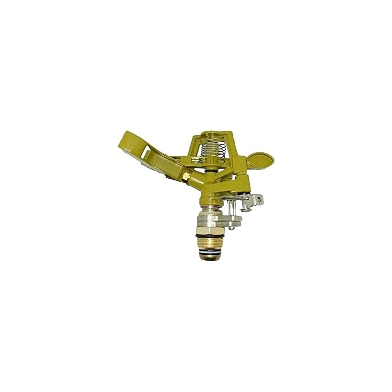 Arroseur d'arrosage réglable en laiton zinc 1/2'' réglable. Portée 7-12,5 m. Débit 9 à 20 litres/minute Arroseur d'arrosage réglable en laiton zinc 1/2'' réglable. Portée 7-12,5 m. Débit 9 à 20 litres/minute