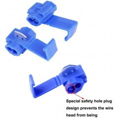10 Stück Kabelverbinder, Crimp-Verbindungsterminals für Elektroinstallationen, Schnellverbindungsstecker