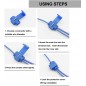 Cable Connectors, Electrical Crimp Splice Terminals, Quick Electrical Splice Connectors (Pack 10)