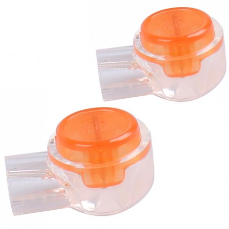 Set di 2 Terminali di connessione a crimpare K1 Connettore impermeabile Cavo Ethernet Cavo telefonico K1 K2