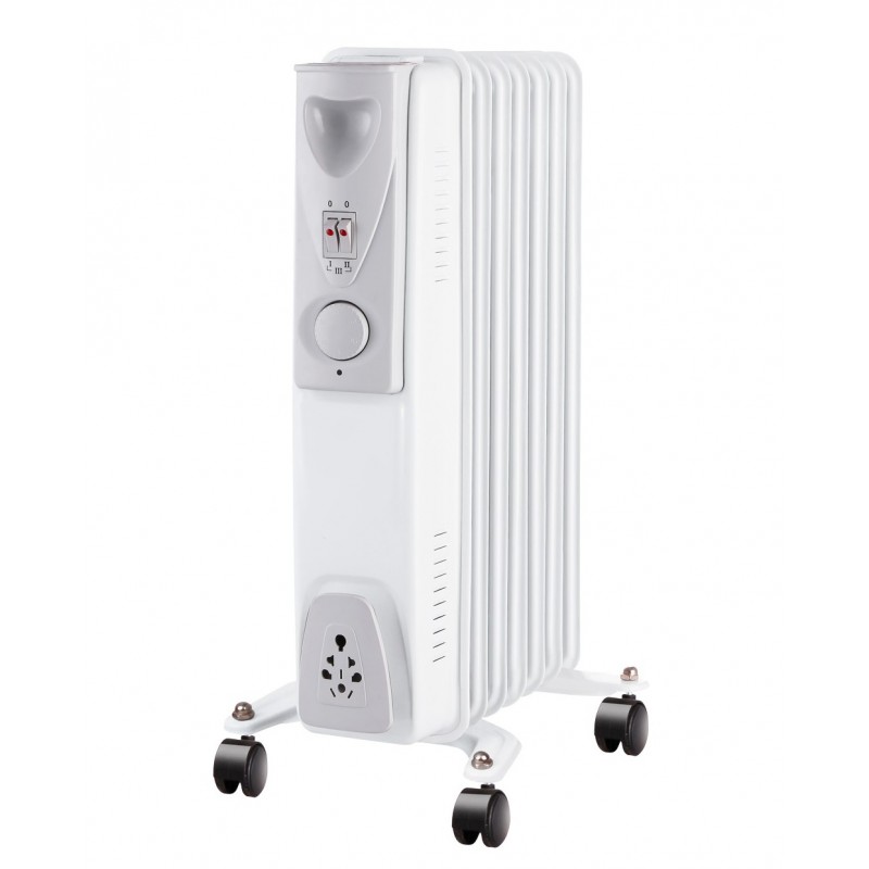 Radiador de Aceite 1500W, 7 Elementos de Calor - Potente y de Alto Rendimiento para Ambientes Grandes Radiador de Aceite 1500W, 7 Elementos de Calor - Potente y de Alto Rendimiento para Ambientes Grandes