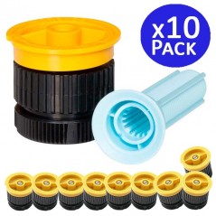 Lot de 10 Buse Rain Bird 4 VAN pour Diffuseurs d'Irrigation | Arroseurs de Jardin à Angle Réglable | Portée 1,2 Mètres