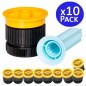 Ugelli per diffusori di irrigazione | 10 ugelli Rain Bird 4VAN | Ugelli regolabili da 1,2 m per irrigatori da giardino