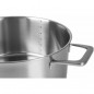 Casserole inox Lacor avec couvercle, capacité 1,5 litre, 16 cm, adapté à tous les feux