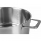 Marmite inox Lacor avec couvercle, Capacité 5,5 Litres, 22 cm