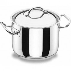 LACOR Topf mit Profi-Edelstahldeckel, Fassungsvermögen 2,5 L, Ø 16 cm