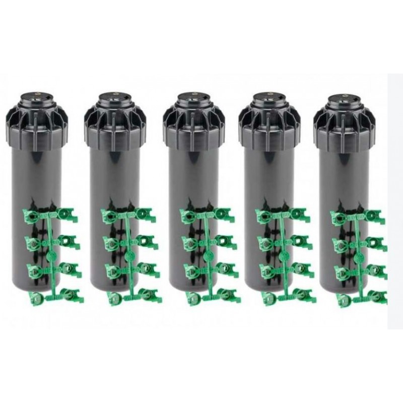 Set di 5 Irrigatore Hunter SRM-04 1/2'', portata da 4 a 9,4 m, angolo regolabile