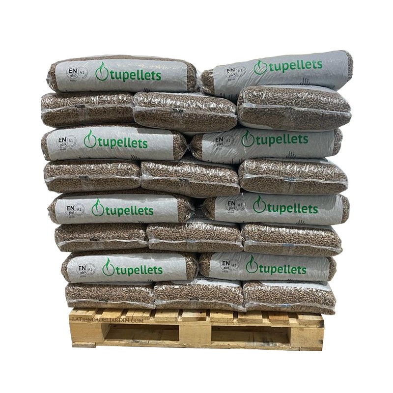 300 Kg Pellet Granulés de bois 100% naturel pour le chauffage. 20 sacs de 15 kg