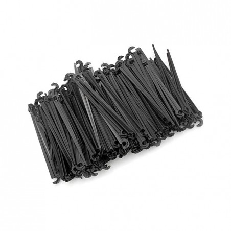 Piqueta sujeta microtubo riego por goteo, negro (Pack 500)