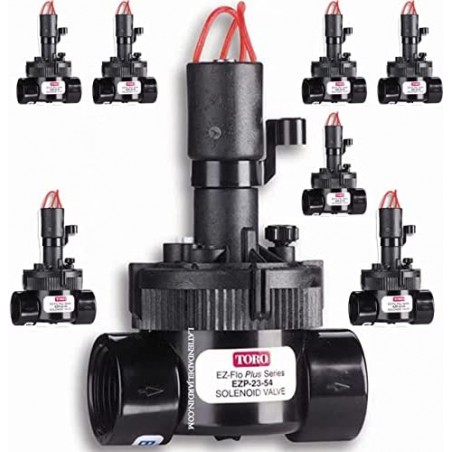 Confezione da 8 elettrovalvole per irrigazione Toro EZ Flo Plus da 1" 24V, filettatura maschio