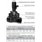 Set di 8 Elettrovalvola d'irrigazione 1'' 24V EZ Flo Plus Toro, filettatura femmina
