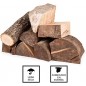 40 kg Eichenholz. Ideale Holzscheite für Kamine, Kessel, Öfen und langlebige Feuer im Allgemeinen. Trockenes Holz und aus kontro 40 kg Eichenholz. Ideale Holzscheite für Kamine, Kessel, Öfen und langlebige Feuer im Allgemeinen. Trockenes Holz und aus kontro