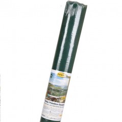 Rete quadrata in plastica per terrazze, balconi o recinzioni 2x2 cm, verde, 1 x 5 m