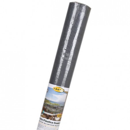 Grillage plastique carré pour terrasses, balcons ou clôtures (GRIS)