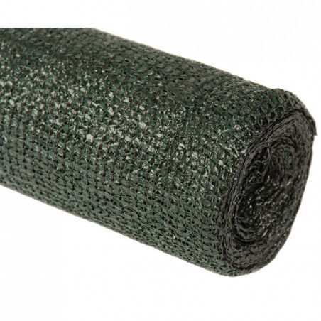  Shading mesh concealment 1.5 x 10 meters, dark green, 100% concealment for gardens, terraces and plot delimitation