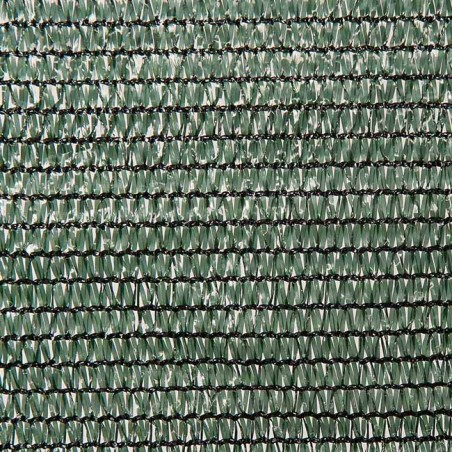 Rete Ombreggiante 4x50 m | Telo Ombra 100% verde | Frangivista Recinzione Giardino | Tessuto Ombra Privacy Antistrappo Antivento