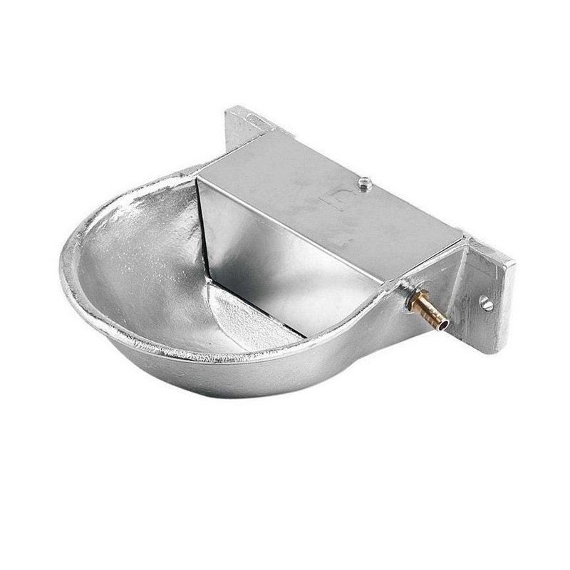 Aluminum dog water bowl 18.5x22x9 cm constant level