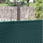 Malla de sombreo ocultación 2 x 10 metros, verde oscuro, ocultación 95% para jardines, terrazas y delimitación parcela