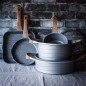  Lacor Low Kitchen Casserole with Stilo glass lid, Made of Cast Aluminum, Ø 28cm