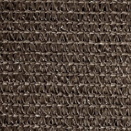 Shade netting, 2 x 50 meters, brown, 95% shade for gardens, terraces and plot delimitation