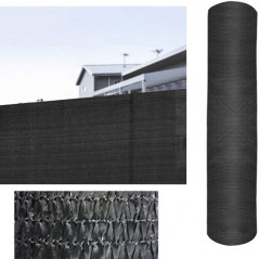 Rete ombreggiante nera 2 x 100 m, occultamento 70%