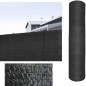 Schwarzes Sichtschutznetz 2 x 100 Meter. 70 % Sichtschutz. Empfohlen für Gärten und Terrassen Schwarzes Sichtschutznetz 2 x 100 Meter. 70 % Sichtschutz. Empfohlen für Gärten und Terrassen