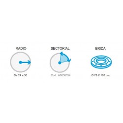 Canhão de Irrigação Krono | Ângulo de Irrigação Ajustável | Conexão de Flange | Alcance de 40 a 78 Metros