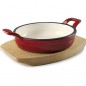 Casserole en Ronde Rouge, 470 ml - 16,2 x 3 cm, Lacor 