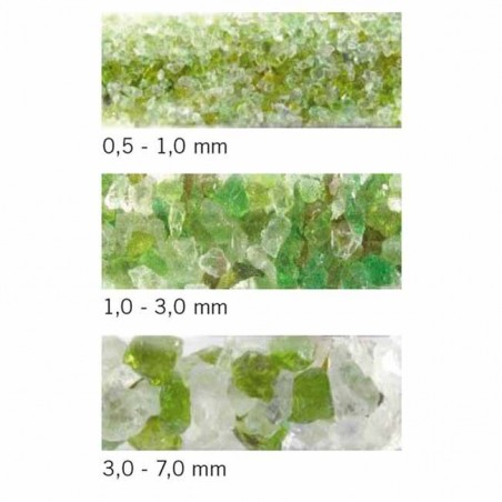 Filterglas für Schwimmbäder, 25kg Sack, Farbe Blau, Öko-Glas 70x30x10 cm