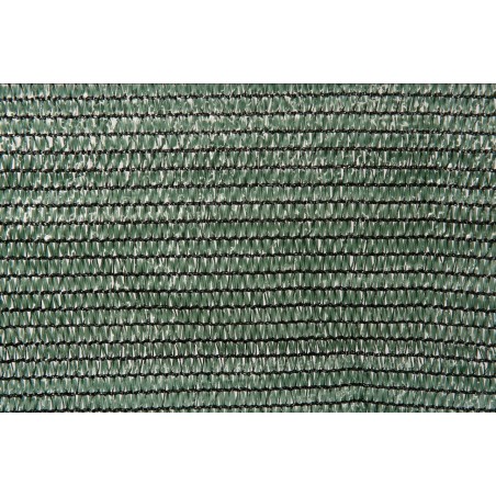 Malla sombreo ocultación verde oscuro 1.5 x 50 m, ocultación 75 %