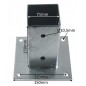 5 Stück Sockel für 7x7 cm Pfosten aus verzinktem Stahl Bodenanker | Eckiger Pfostenhalter aus Holz | Basis 15x15 cm 5 Stück Sockel für 7x7 cm Pfosten aus verzinktem Stahl Bodenanker | Eckiger Pfostenhalter aus Holz | Basis 15x15 cm