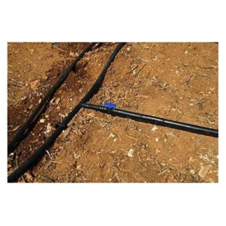 16 mm glatter schwarzer Schlauch, 2,5 bar. 25-Meter-Spule. Hergestellt in Spanien.