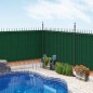 Rete ombreggiante 1x10 m | Schermatura e privacy per la tua terrazza o giardino | Rete verde per la privacy 90 g/m2 | 90% di omb