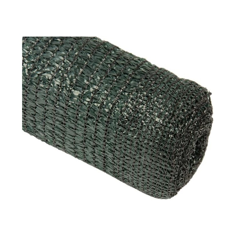 Brise Vue Occultant 1,5m X 25m Filet D'Ombrage Jardin - Protection UV 55% Vert