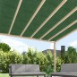 Maille d'ombrage 1,5 x 50 mètres, dissimulation à 85 %, pour terrasses, jardins et délimitation des parcelles, vert