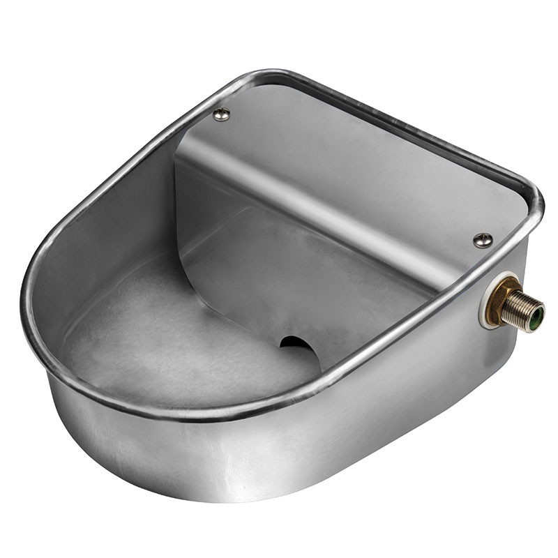 Abreuvoir automatique pour chiens en acier inoxydable, 20x24x10 cm. Permet de fonctionner à haute pression Abreuvoir automatique pour chiens en acier inoxydable, 20x24x10 cm. Permet de fonctionner à haute pression