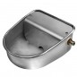 Automatic dog drinker 20x24x10 cm stainless steel Automatic dog drinker 20x24x10 cm stainless steel