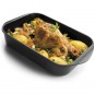 LACOR Rustidera tray for oven made of non-stick cast aluminum 34 x 28 x 8 cm LACOR Rustidera tray for oven made of non-stick cast aluminum 34 x 28 x 8 cm