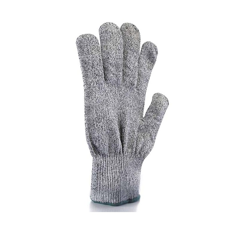 LACOR abrieb- und schnittfester Schutzhandschuh, Polyethylen [Größe L] - Grau