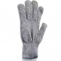 LACOR abrieb- und schnittfester Schutzhandschuh, Polyethylen [Größe L] - Grau