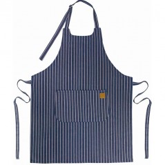 Delantal de cocina Unisex LACOR Diseño París - Medidas 68x83 cm - Color Azul Marino