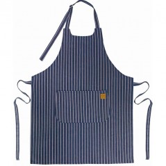 Tablier de cuisine unisexe, Tablier au design simple, élégant et original, mesure 68x83 cm, Bleu Marine