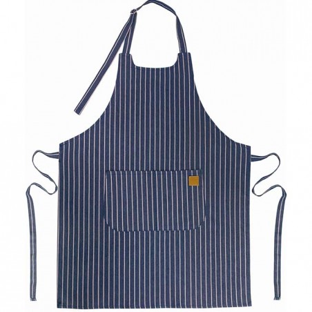  LACOR Unisex Kitchen Apron Paris Design - Measures 68x83 cm - Navy Blue Color