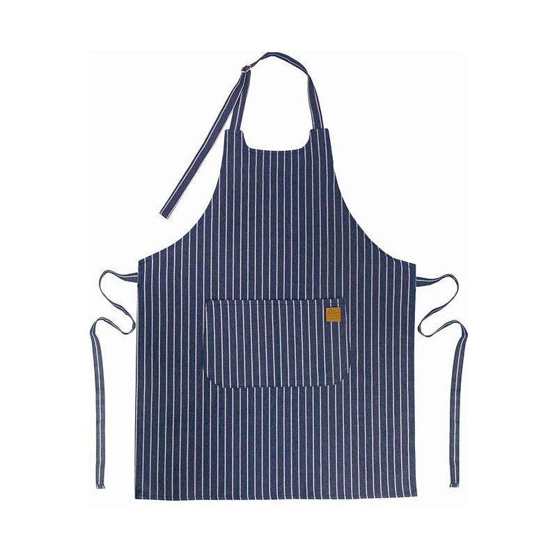 LACOR Unisex Kitchen Apron Paris Design - Measures 68x83 cm - Navy Blue