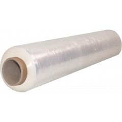 Film étirable transparent, 2 kg, largeur 50 cm, 23 microns