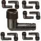 Pack 50 Codo riego por goteo 16mm x 3/4'' macho | Utilizado en Tuberia Rain Bird SPX para montaje de Aspersores y Difusores Pack 50 Codo riego por goteo 16mm x 3/4'' macho | Utilizado en Tuberia Rain Bird SPX para montaje de Aspersores y Difusores